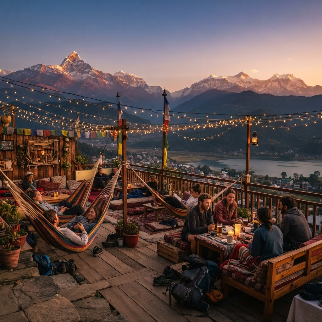 Lazy Lads Backpackers Hostel in Lakeside, Pokhara
