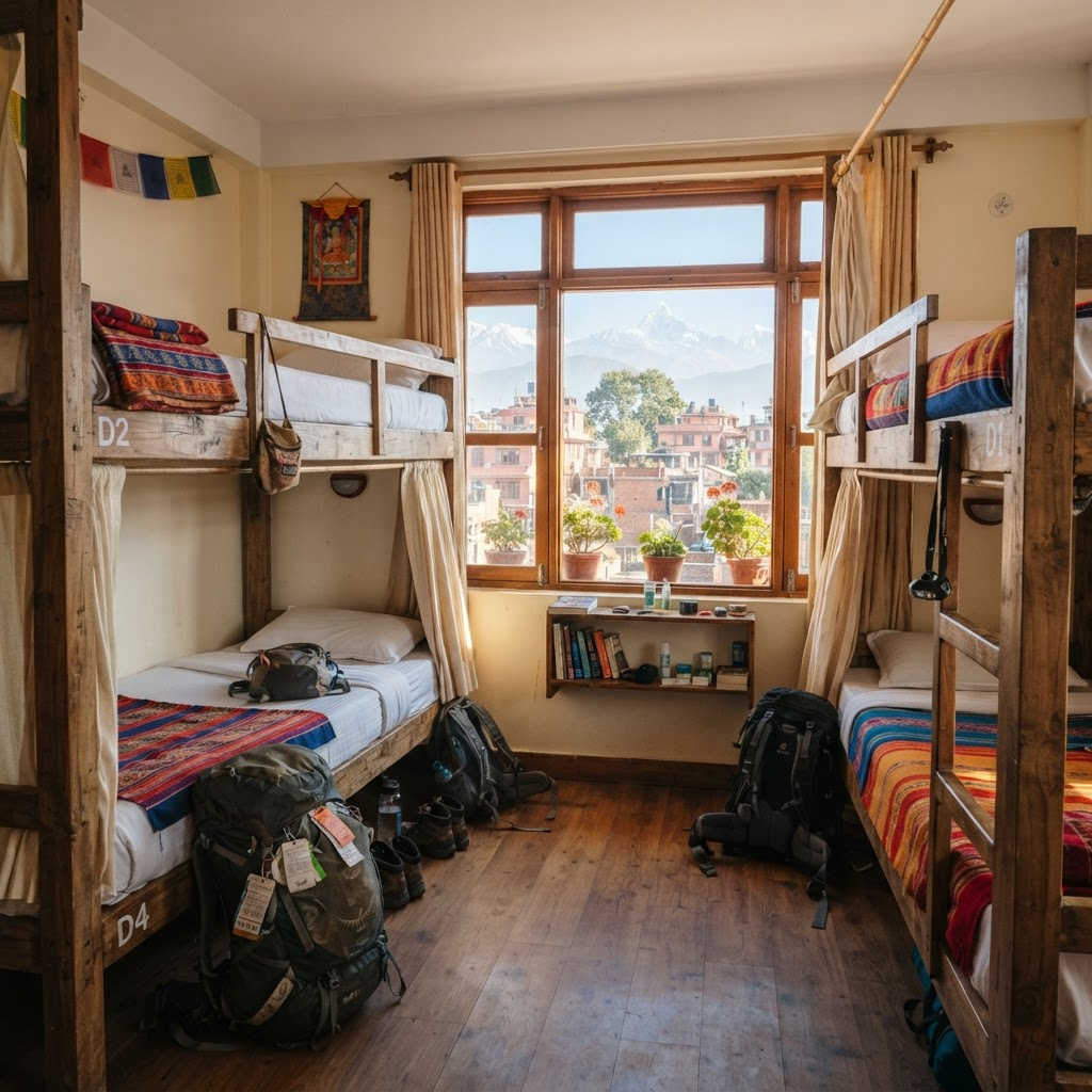 Sunrise Bunk House in Lakeside, Pokhara